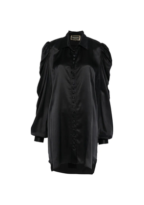 MITILIANE COUTURE oversized silk shirt - Black