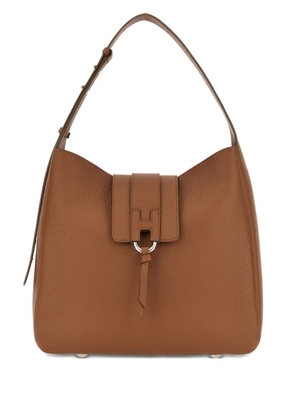 Hogan logo-buckle shoulder bag - Brown