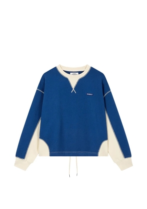 TOMBOY logo-patch sweatshirt - Blue
