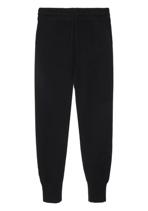ANINE BING Angie cashmere track pants - Black