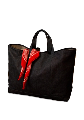 Fortela Tawel reinforced stitching tote bag - Black