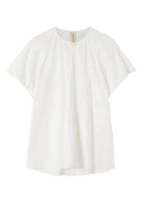 Lee Mathews raglan-sleeve pocket blouse - White