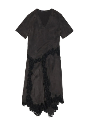 Bimba y Lola lace v-neck dress - Black
