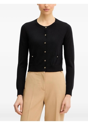 LUISA SPAGNOLI Merletti cropped cardigan - Black