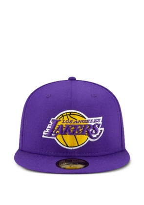 NEW ERA CAP 59Fifty NBA Los Angeles Lakers side patch fitted hat - Purple
