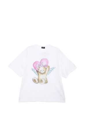 We11done teddy-print T-shirt - White