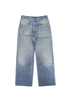 BIRTH OF ROYAL CHILD rhinestone-embellished jeans - Blue