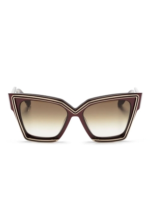 VALENTINO GARAVANI EYEWEAR V-Grace butterfly-frame sunglasses - Red