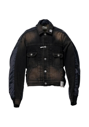 Maison MIHARA YASUHIRO panelled denim jacket - Black