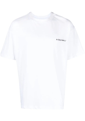 A-COLD-WALL* logo-print cotton T-shirt - White
