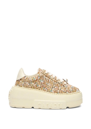 Casadei Nexus bouclé sneakers - Neutrals