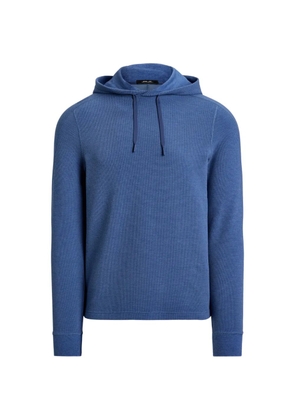 RLX Ralph Lauren waffle-knit hoodie - Blue