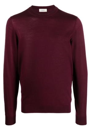 Piacenza Cashmere crew-neck wool jumper - Red