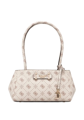 GUESS USA monogram pendant tote bag - Neutrals