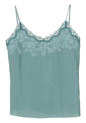 Lethicia Bronstein Amabile lace-trimmed top - Grey