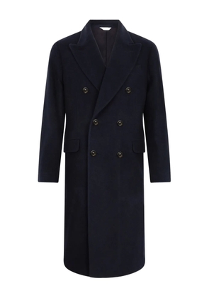 Boglioli double-breasted cashmere coat - Blue