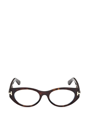 TOM FORD Eyewear oval-frames glasses - Brown