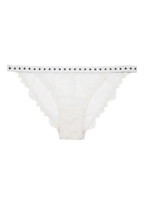 Love Stories Wild Rose lace briefs - White