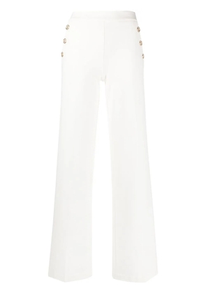 TWINSET wide-leg tailored trousers - White