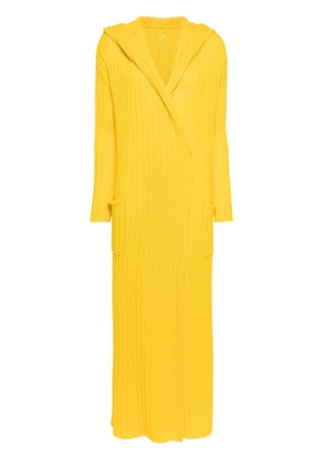 Teddy Cashmere chunky-knit cashmere cardigan - Yellow