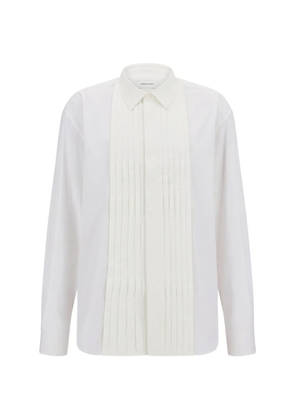 Ferragamo tuxedo shirt - White