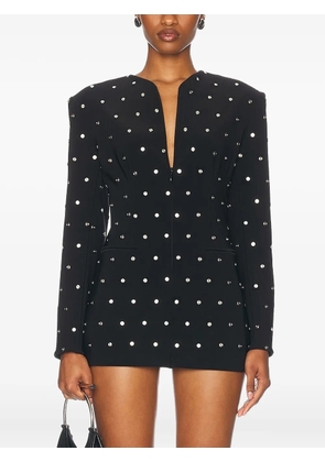 Norma Kamali studded fitted jacket - Black