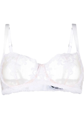 Fleur Of England Aria balcony bra - White