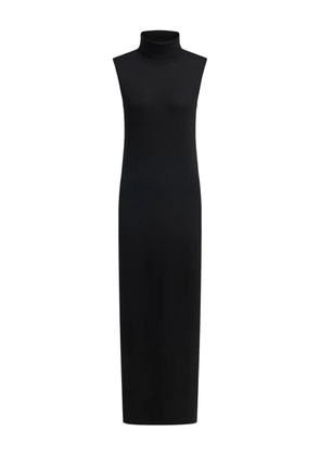 12 STOREEZ roll-neck maxi dress - Black