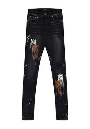 AMIRI paint-drip jeans - Black