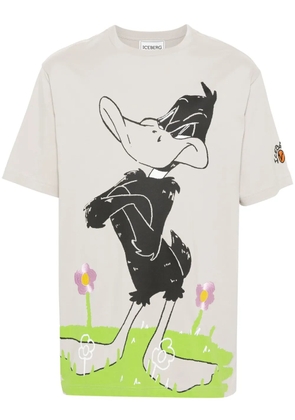 Iceberg cartoon-print cotton T-shirt - Grey