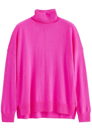 Chinti & Parker roll-neck wool blend jumper - Pink