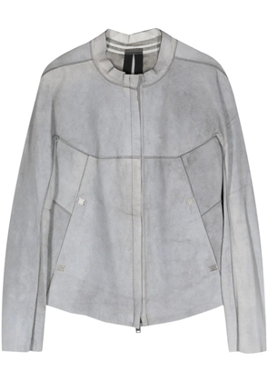 Isaac Sellam Experience panelled leather jacket - Grey