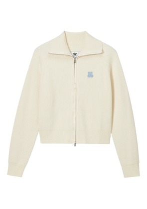 CHOCOOLATE ribbed-knit cardigan - Neutrals