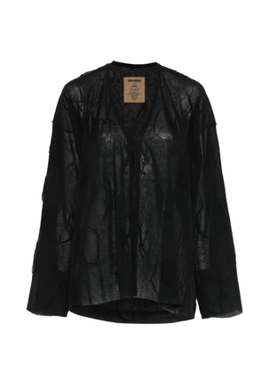 Uma Wang appliquéd jacket - Black