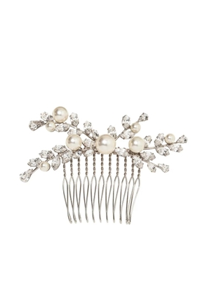 Jennifer Behr Verla embellished comb - Silver