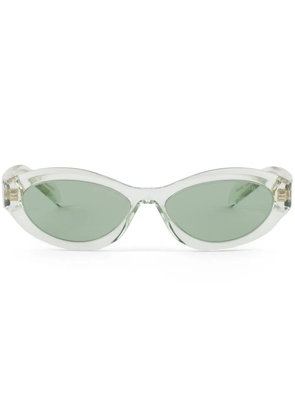 Prada Eyewear Symbole oval-frame sunglasses - Green