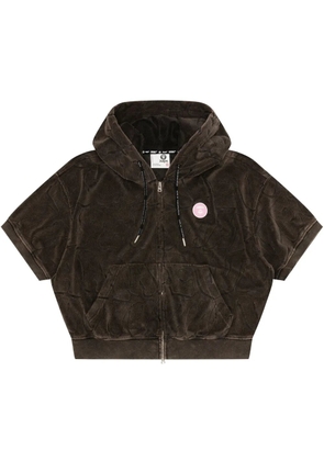 A BATHING APE® logo-patch hoodie - Black