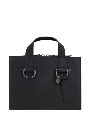 Discord Yohji Yamamoto leather tote bag - Black
