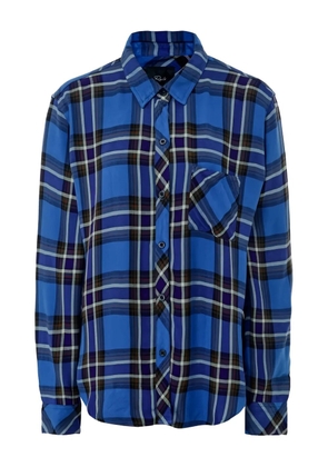 Rails Eloise plaid long-sleeve shirt - Blue