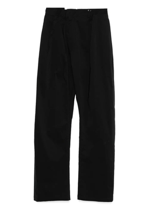 MM6 Maison Margiela pleat-detailing trousers - Black