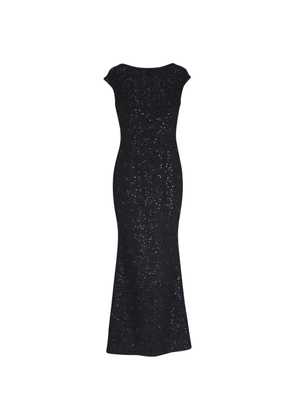 Talbot Runhof sequin-embellished midi dress - Black