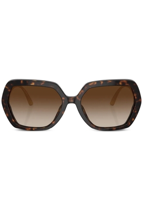 Dolce & Gabbana Eyewear Crystal oversize-frame sunglasses - Green