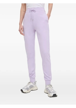 Armani Exchange drawstring logo trousers - Purple