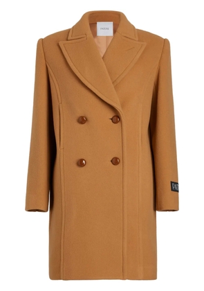 Patou double-breasted coat - Brown