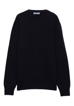 Prada ribbed crew-neck sweater - Blue
