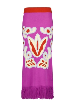 PAULA Turner Bellflower maxi skirt - Pink