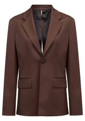 MM6 Maison Margiela single-stitch blazer - Brown