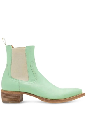 424 cowboy ankle boots - Green