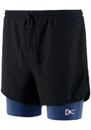 District Vision logo-print shorts - Black