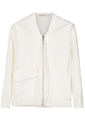 Lethicia Bronstein Benedita lace-appliqué jacket - White
